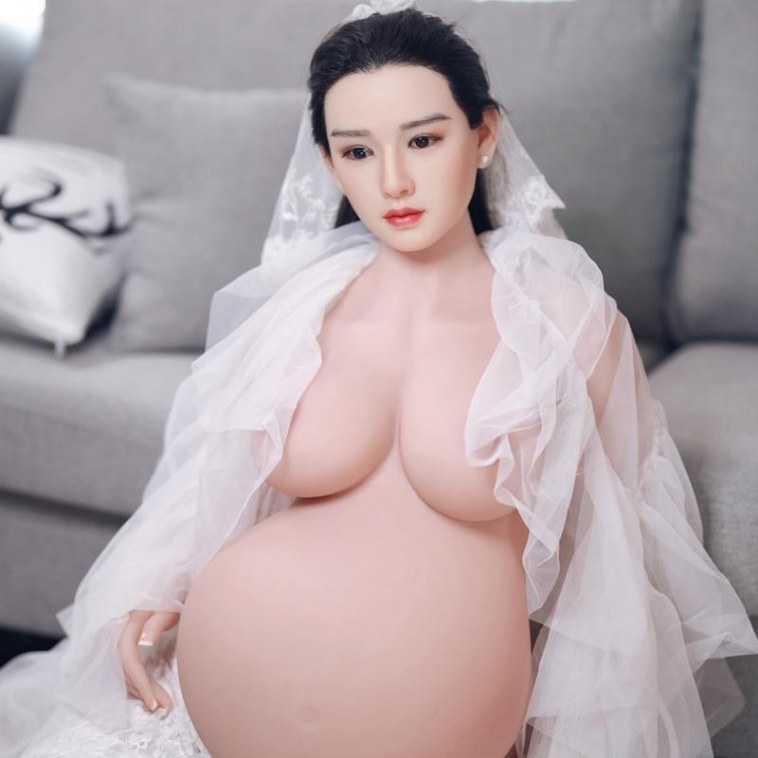 160cm Pregnant Love Doll with Silicone Head - Frida