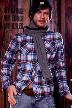 167cm Male Real Sex Doll Silicone Head - Charles