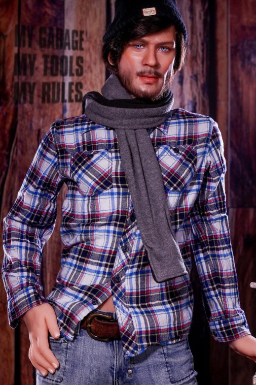 167cm Male Real Sex Doll Silicone Head - Charles