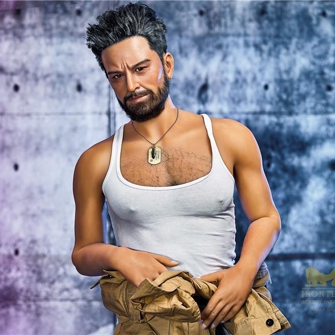 175cm Male Sex Doll Silicone Head - Jeff