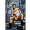 175cm Male Sex Doll Silicone Head - Jeff